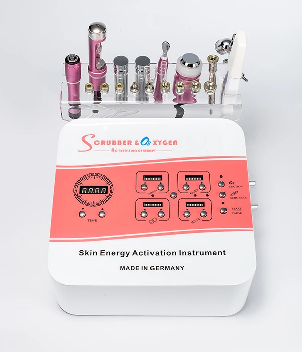 No needle mesotherapy for salon skin care 8 in 1 lymphatic drainage vacuum facial machine manufacturer