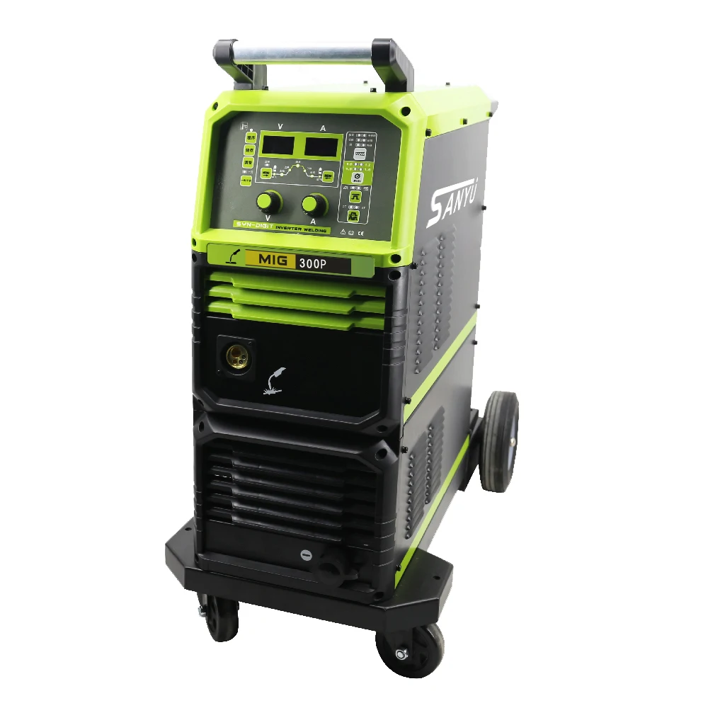  380V 300A высокоскоростной двойной Импульсный сварочный аппарат/CO2 или степень чистоты газообразного аргона защита для сварочной машины с внутренней подкладкой из фланели подачи