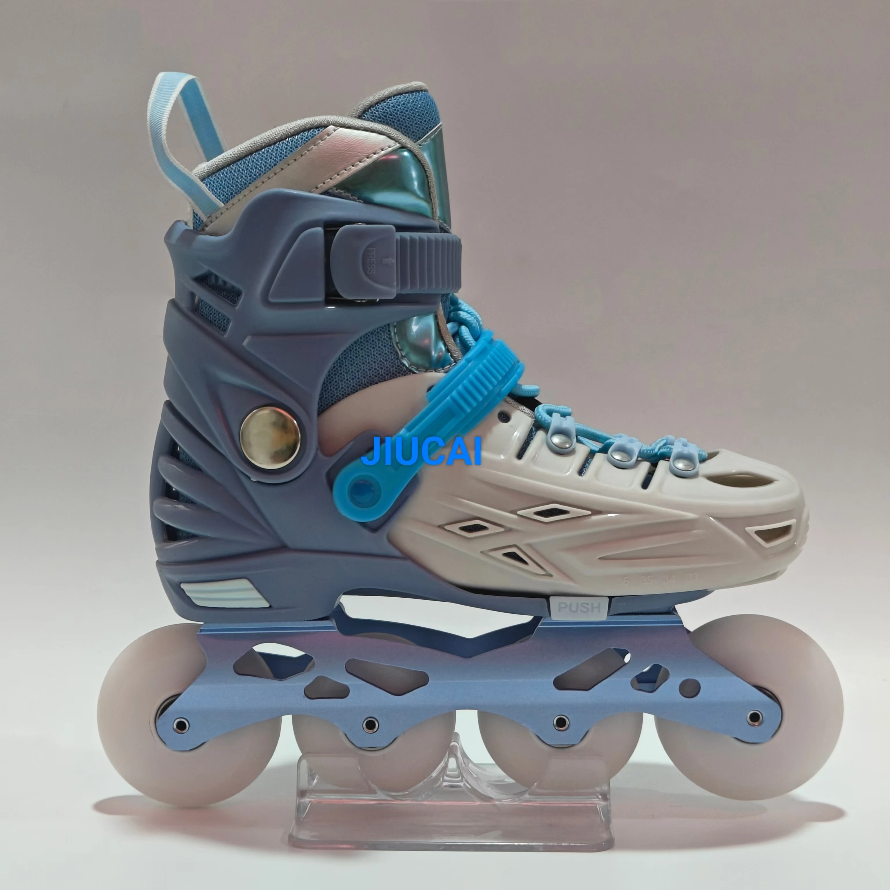 High-End Carbon Fiber Freestyle Inline Skates Advanced Flashing Roller for Children and Adults