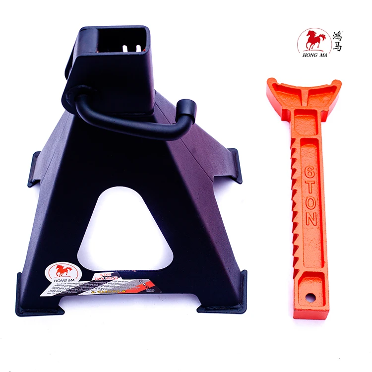 Emergency Tools vehicle tools red light portable durable Lifting car jacks adjustable 6 ton Ratchet axle Car jack stand