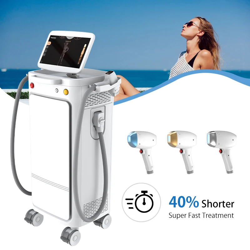 2024 Seaheart Laser Ice  1200W 1600W Diode Laser Hair Removal 808 Diode Laser 755 808 1064 Ice Titanium price