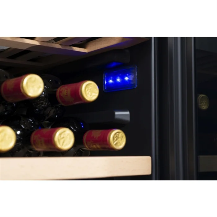 Manufacturer Best Selling 43 Bottles Low-Emissivity glass door for anti-UV Touch control low energy Dual Zone Wine Cellar