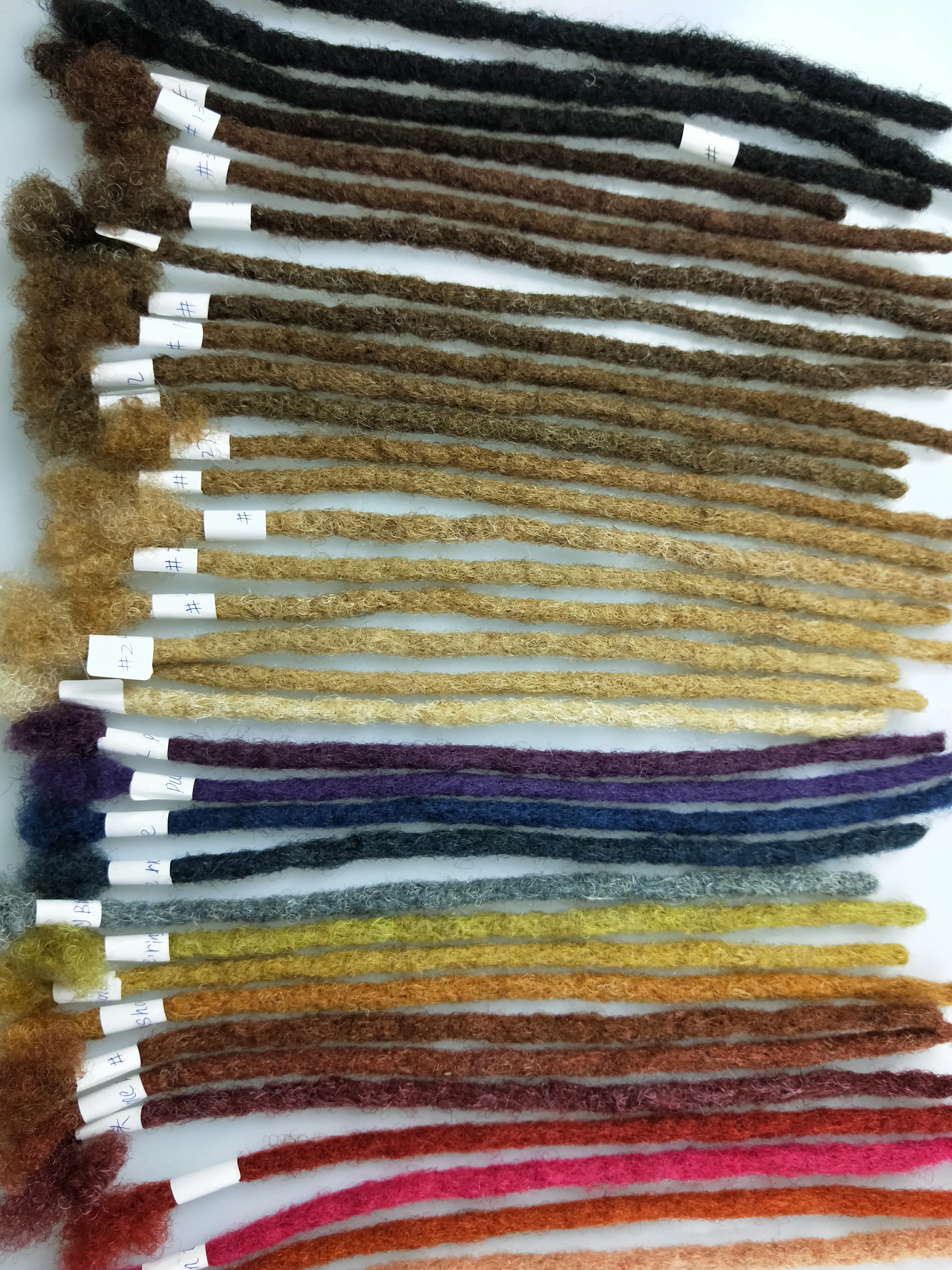 100% human hair dreadlock