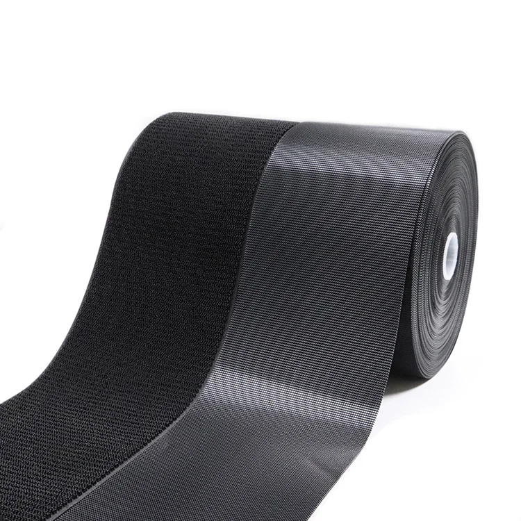 Wholesale 100% Nylon Thin Injected Molded Plastic hook rolls fastener sew on tape unapped loop