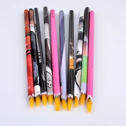 1Pcs Rhinestone Picker Dotting Wax Pen Nail Polish Painted Dotting Pen Manicure Wax Point Drill Head DIY Crayon Pen