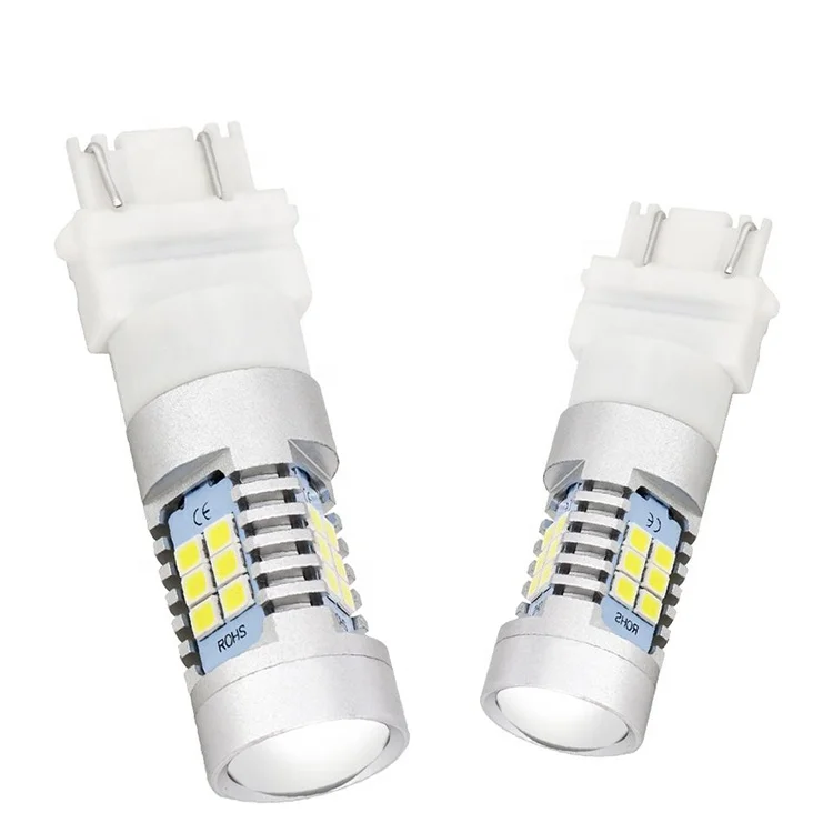 Car turn signal light LED brake bulb 2835 21SMD S25 1156 BA15S BAU15S 1157 BAY15D T25 3157 T20 7443 Canbus reverse tail lamp DRL