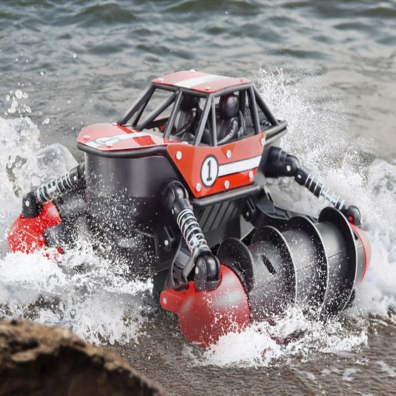 
Rc Stunt Car Strong Climbing Sealed Waterproof Line Amphibious Remote Control Car 