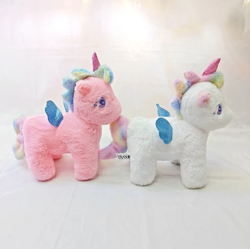 20cm Cheap Creative Cute Unicorn Plush Toys Soft Human-like Plushie Dolls Pillow Gifts for Children