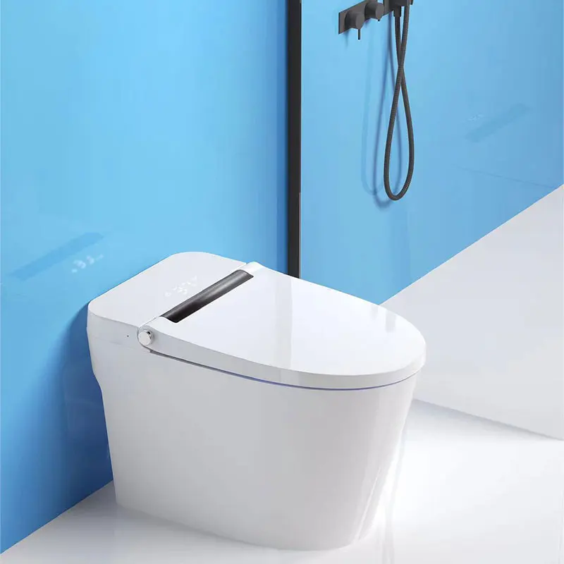 Hidden water tank European wash down bidet wall mounted smart toilet upc bowl WC floor mounted automatic intelligent toilet