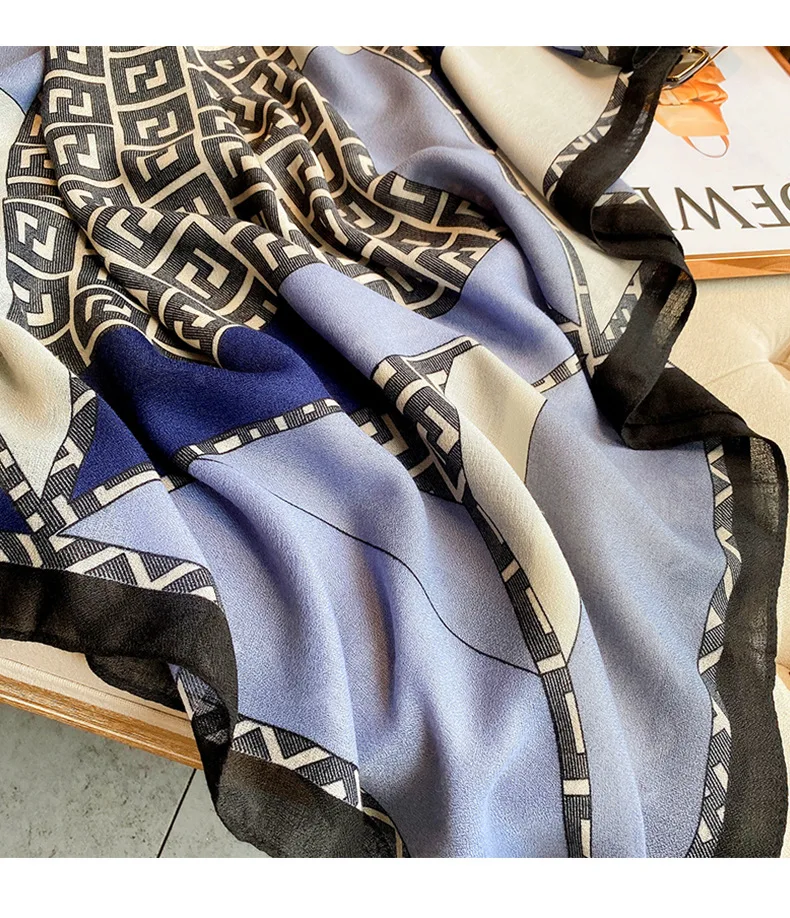 Luxury Brand Summer Scarfs for Women Stylish From Turkey Muslim Women Head Wraps and Ladies Shawls Hijabs Foularb