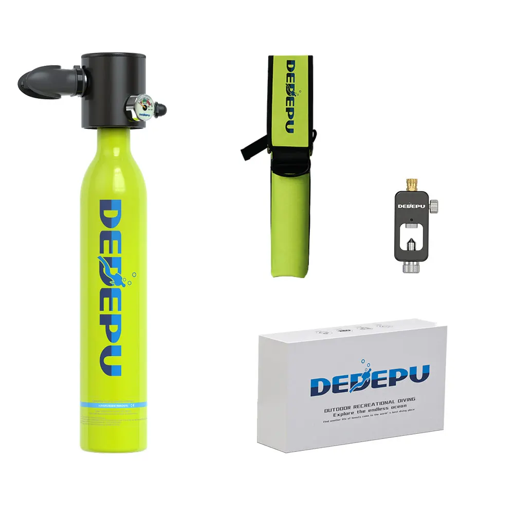 DEDEPU spare extreme dive tank scuba diving equipment and manual pump refill adapter own USA overseas warehouse