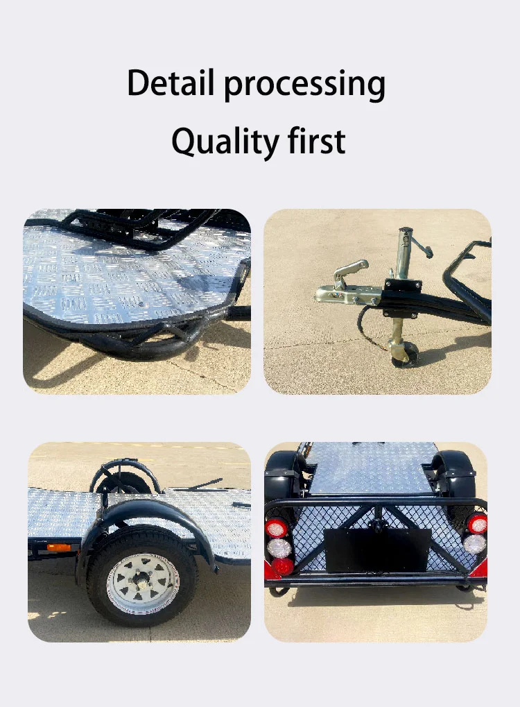 Foldable Motorcycle and ATV Trailers Custom Built for Your Convenience