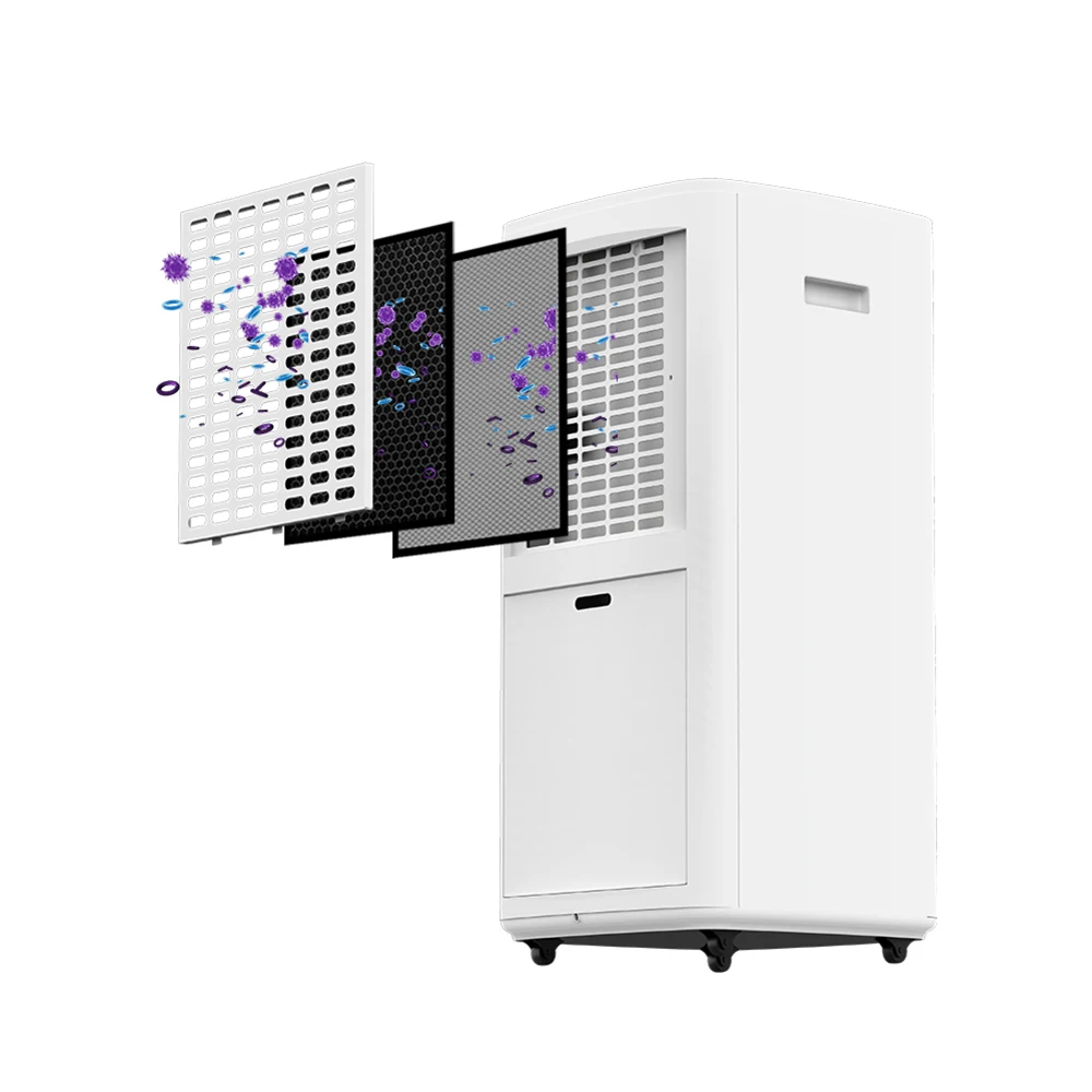 55L Electric Quiet 220V House Home LCD Touch Screen Remove Control Moisture Absorber Dehumidifier