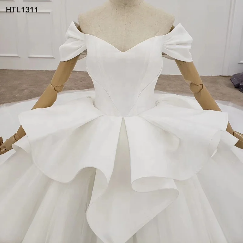 Jancember HTL1311 Off Shoulder Bridal Wedding New Arrival Wedding Dress Ball Gown