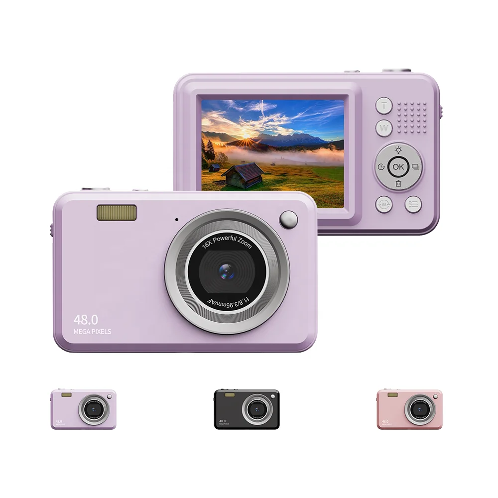YMX CA07 16X Zoom Fashionable Best Gift Intelligent Small Imaging Tool Digital Camera for Teens Students Maiden Scholar juvenile