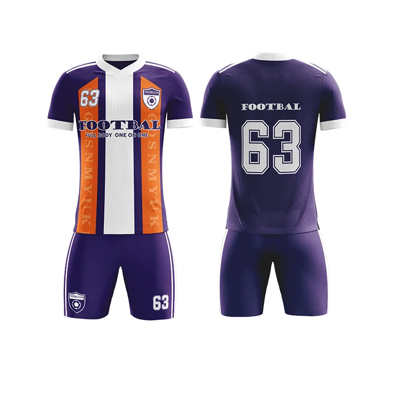 
Dropshipping Football Jersey Plain T Shirt Men Custom OEM Sea Uniform Soccer Style Time Sportswear Packing Air Wear Pcs Design 