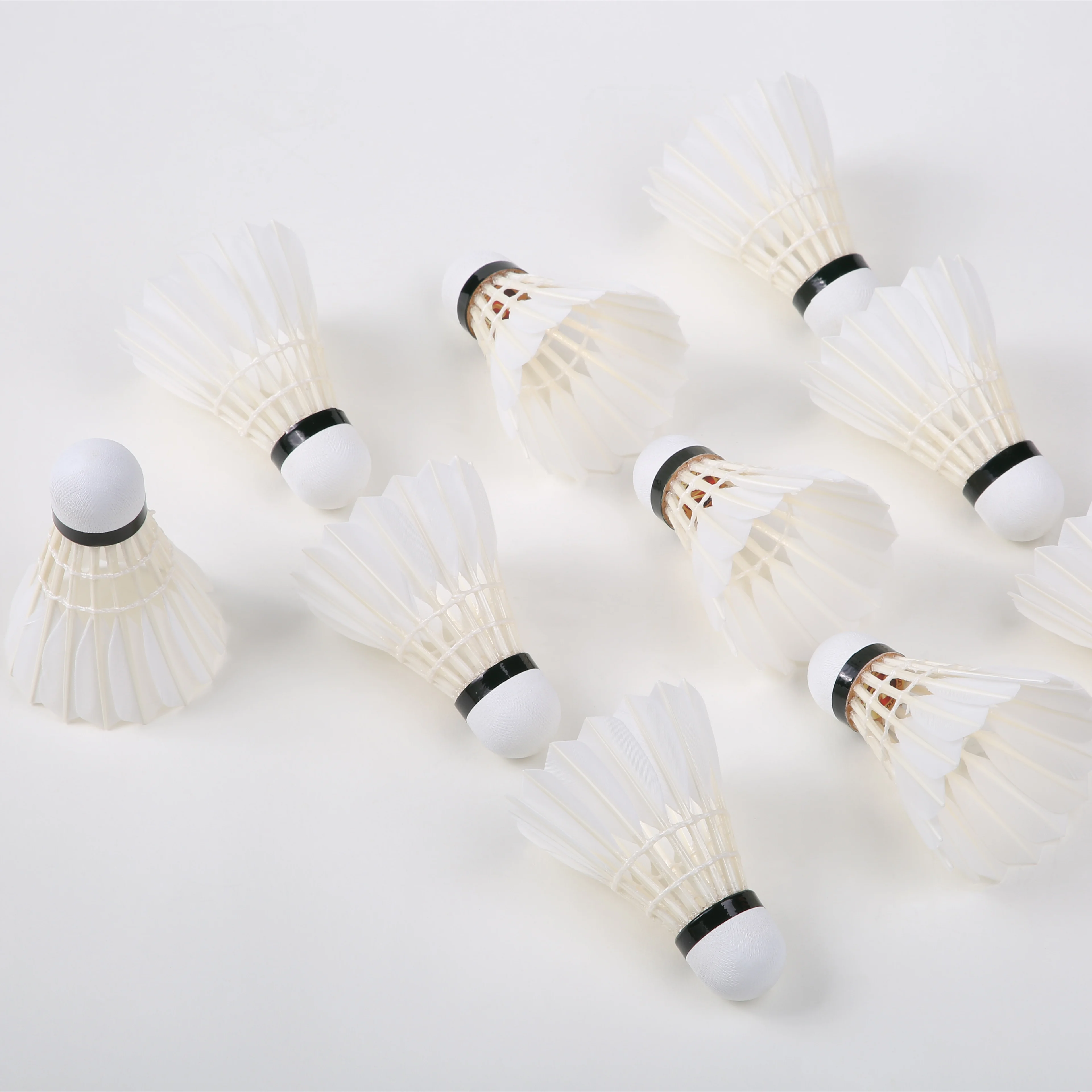 Goose Feather Flying Stability Lingmei  Badminton Shuttlecock 12pcs