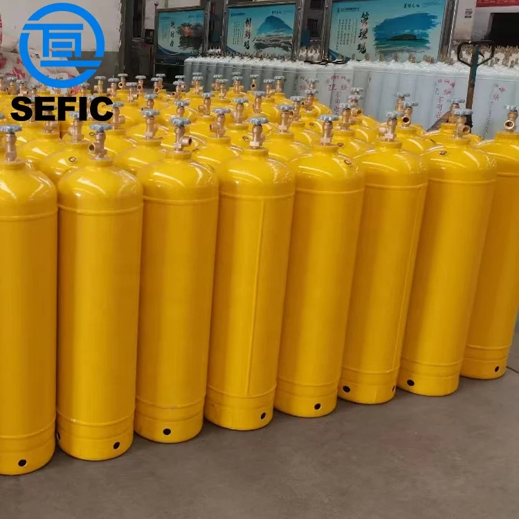 ISO3807 ISO4706 40L 16Bar 3.3mm C2H2 Acetylene Cylinder Special Pressure Empty Gas Cylinder