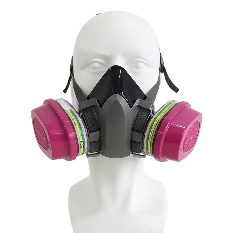 2024 Silica gel Nuclear radiation survival gas mask anti nuclear respirator gas respirator half face mask