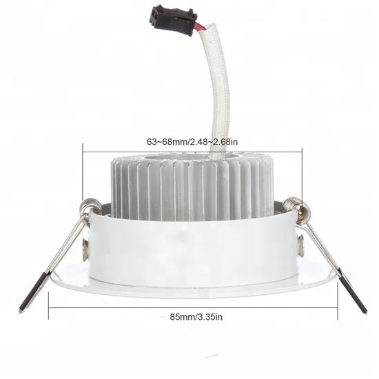 5W 7W 10W 12W Adjustable LED Recessed Downlight Hotel Room Bedroom Ceiling Lamp Top Roof Spotlight Daylight Warm White 3000K