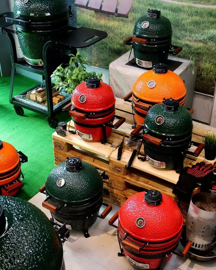 SEB KAMADO Charcoal Asador De Ceramic Parrillas Portatiles for Outside Kitchen Ceramic Charcoal Grill