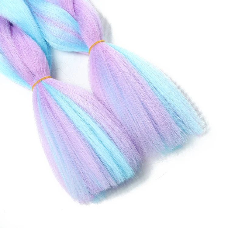 Many Colors Jumbo Braids 24inch 100grams High Temperature Fibre Mixed Color Synthetic Jumbo Braiding Hair Wholesale Price