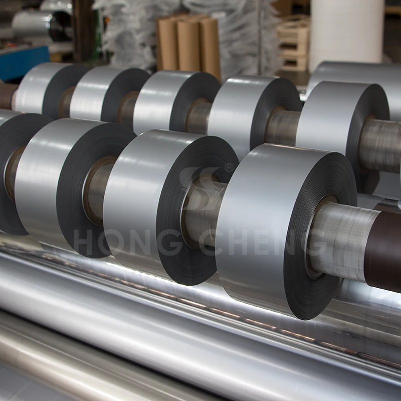 flexible duct material grey PVC film