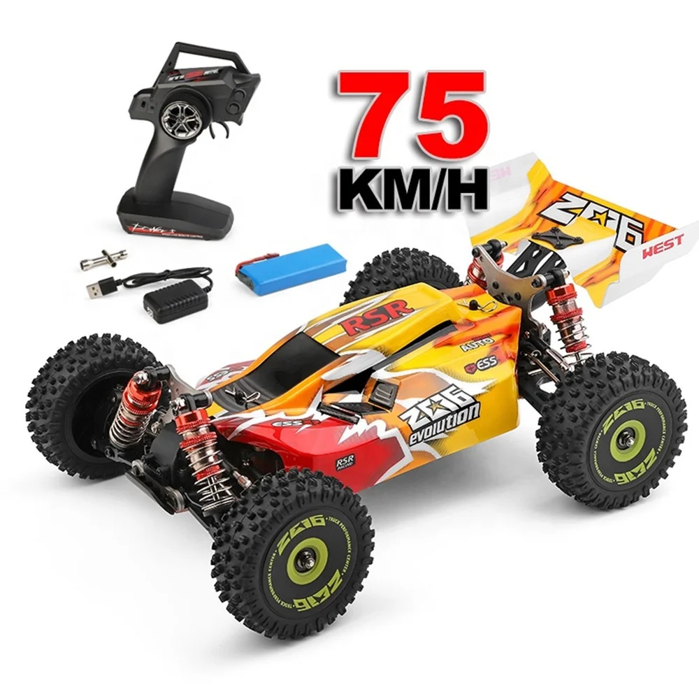 Новинка WLToys 144010 обновленный электрический бесщеточный двигатель 144001 1:14 гоночные автомобили игрушечные гусеничные машинки на радиоуправлении