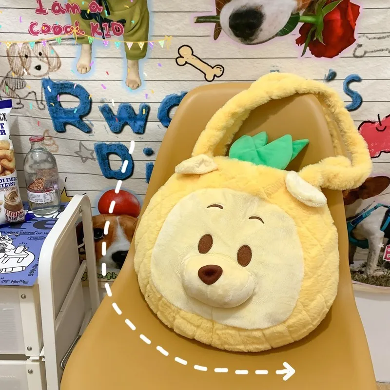 2024 Top Sale Fashion Cartoon Cute Cartoon Doll Decor Plush Toy Big Size Handbags Kawaii College Girl Shoulder Bags