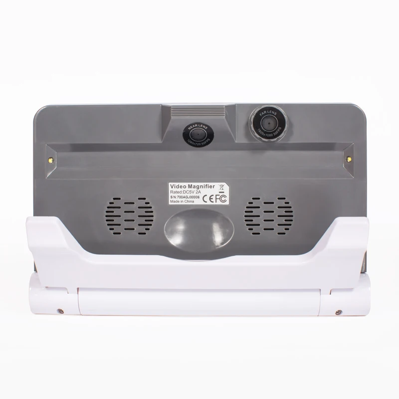 SR070A 7 Inch Digital Low vision aid, Portable video magnifierwith LCD screen, 2x-32x zoom magnifier 1024x600 pixel
