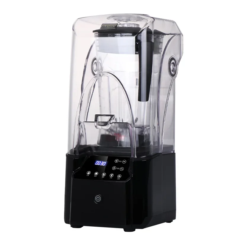 2200W 2.2L Heavy Duty Industrial Commercial Blender with Sound Cover for Coffee Shops