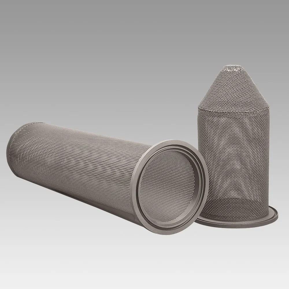 304/316/201 stainless steel sintered mesh basket filter industrial strainer baskets