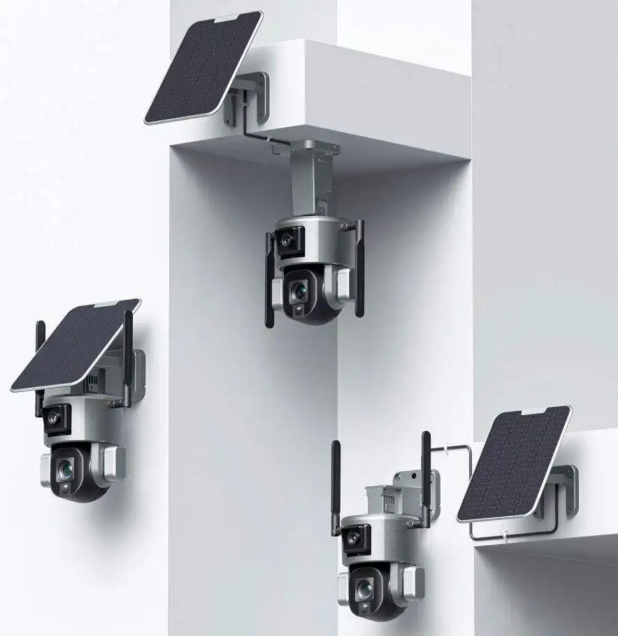 Камера видеонаблюдения на солнечной батарее 4K