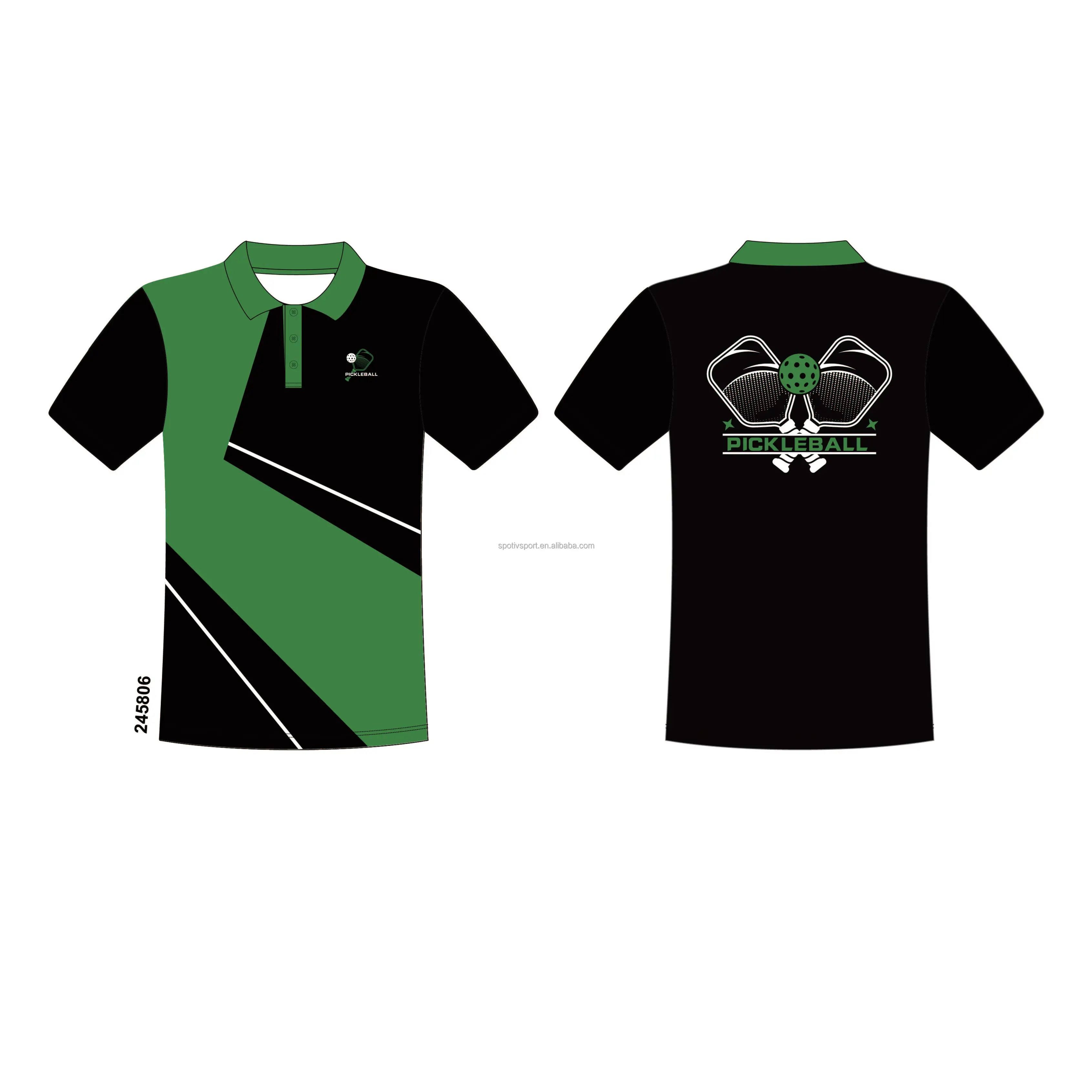 Hot Sales Custom Logo Pickleball Shirts For Men Pickleball Jersey Uniform Pickleball Sweatshirt