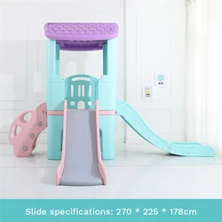 Высококачественный Дошкольный домашний пластиковый игровой домик, наружное оборудование, Детская горка, игровая площадка