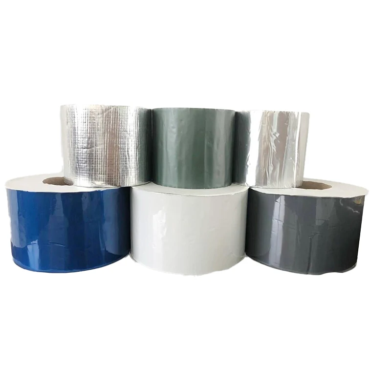 Aluminium Foil Butyl Rubber Tape self-Adhesive Silver Waterproof repair seal Tape for Roof Leak on sale