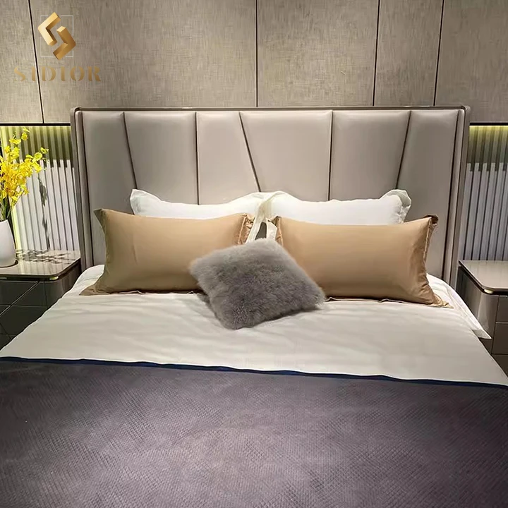 Hot Selling Cheap Custom Modern Casual Bedroom Furniture Soft Bed