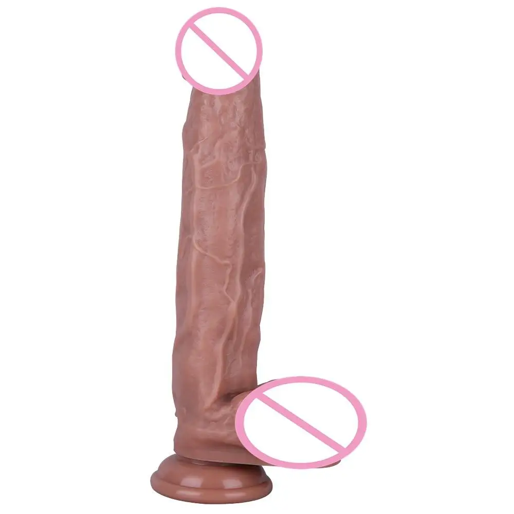Realistic Dildo Soft Silicone Huge Penis With Suction Cup Sex Toys For Woman Anal Masturbation Vibrator