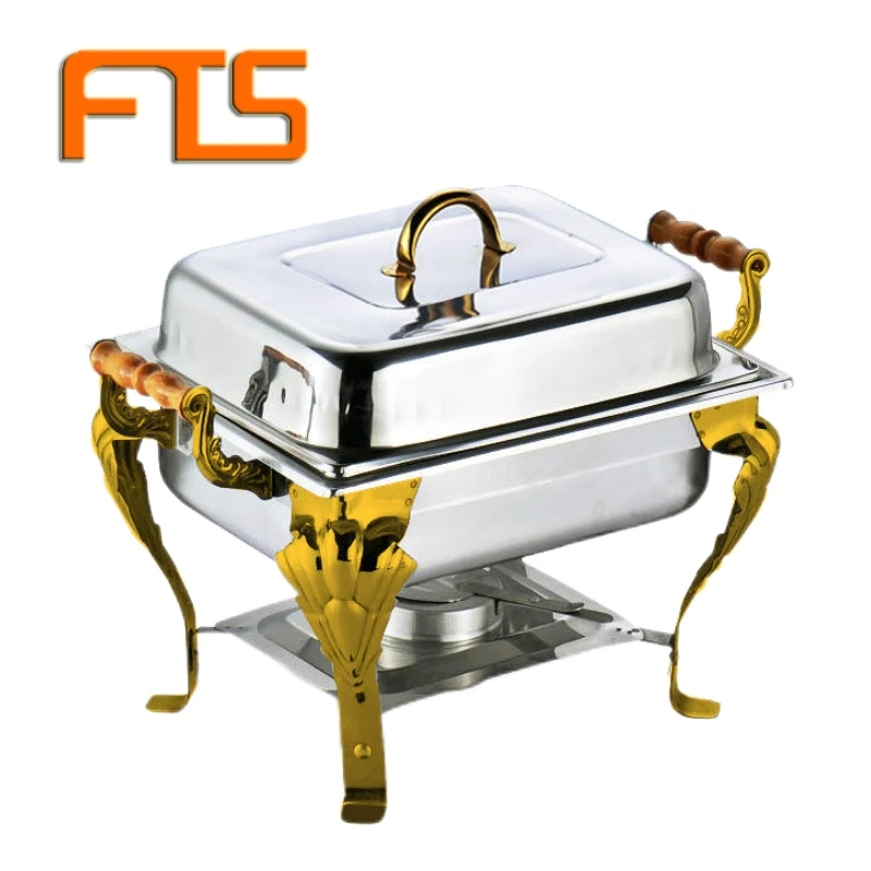FTS Chafing Dishes Catering Set Food Warmers Warmer Chaffing Luxury Stove Chefing Wholesale Buffet Chafing Dish