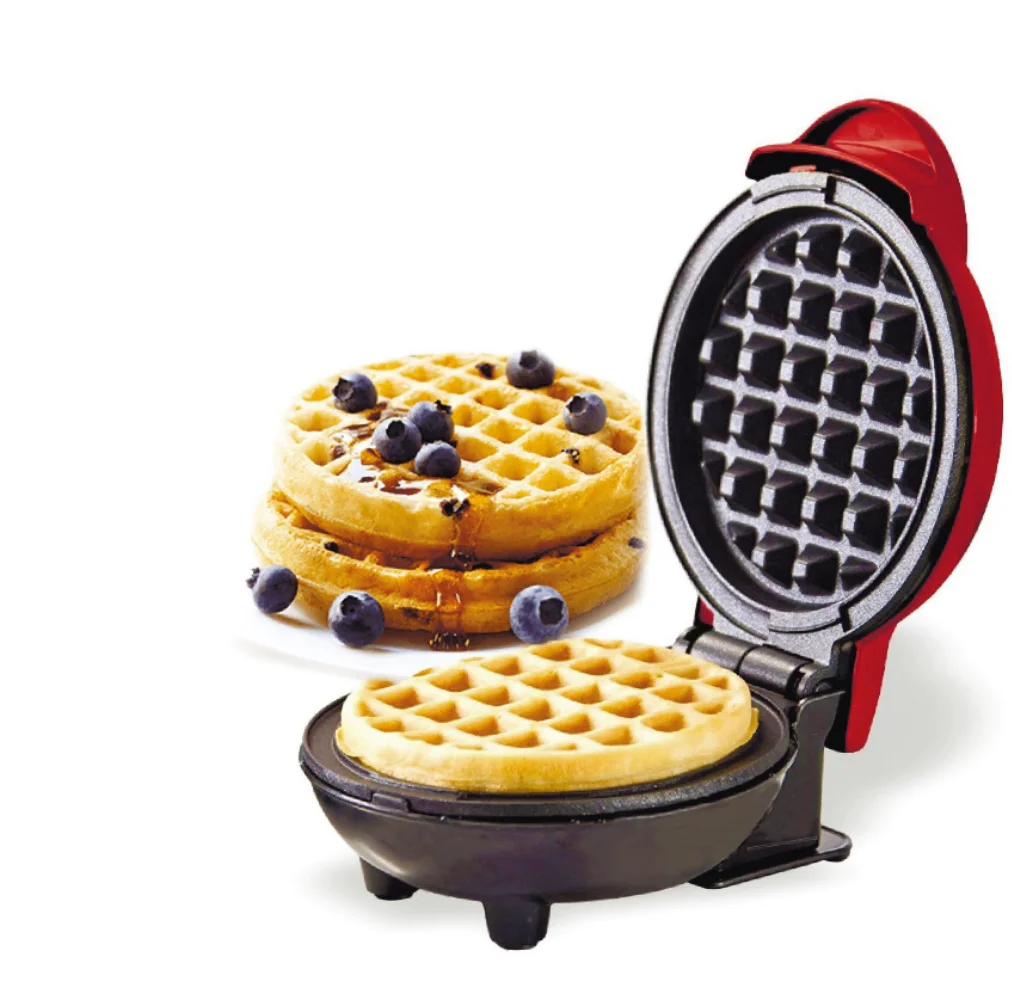 personalized custom cartoon tray plate Non-stick heart shape mini sandwich waffle makers machine commercial