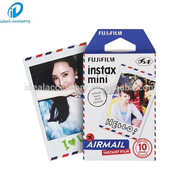 Белая пленка для Fuji Instax Mini Airmail (заказное, Авиапочта) пленка глянцевая фотобумага 10 листов мини-пленки для Mini7s/8/25/50/90, Sp-1