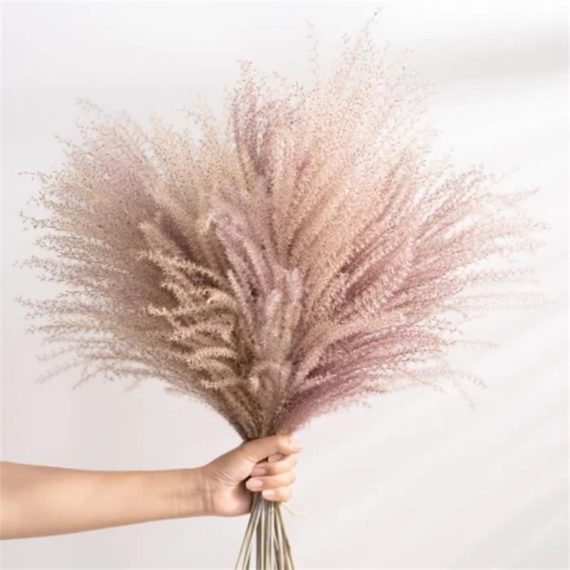 Dried Pampas Grass Decor Flowers Bouquet Pompass Grass Branches/ Pompous Grass For Flower Arrangements Wedding Home Decor
