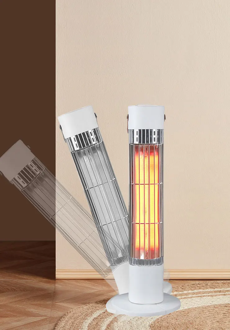 Vertical Portable Electric Heater Infrared Automatic Heat Controller Customization Electromagnetic Energy Efficient
