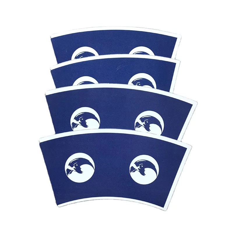 Coated Sheets Bulk Raw Material Event Tea Paper Cup Fan Biodegradable Printed PE Packaging Food Gravure Printing Beverage Accept