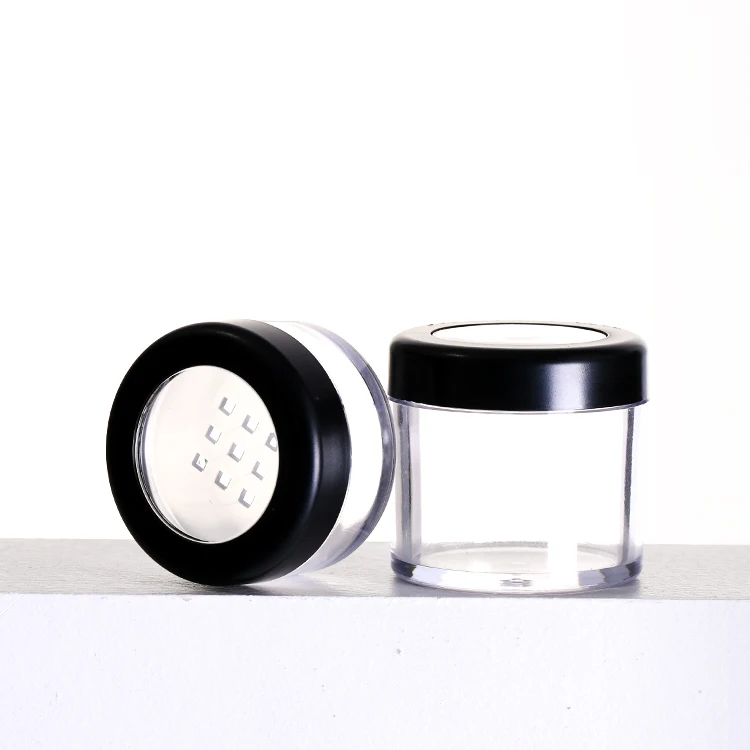 3g 5g 10g transparent dry food fruit pet cosmetic jar cover plastic sealing discs for cream