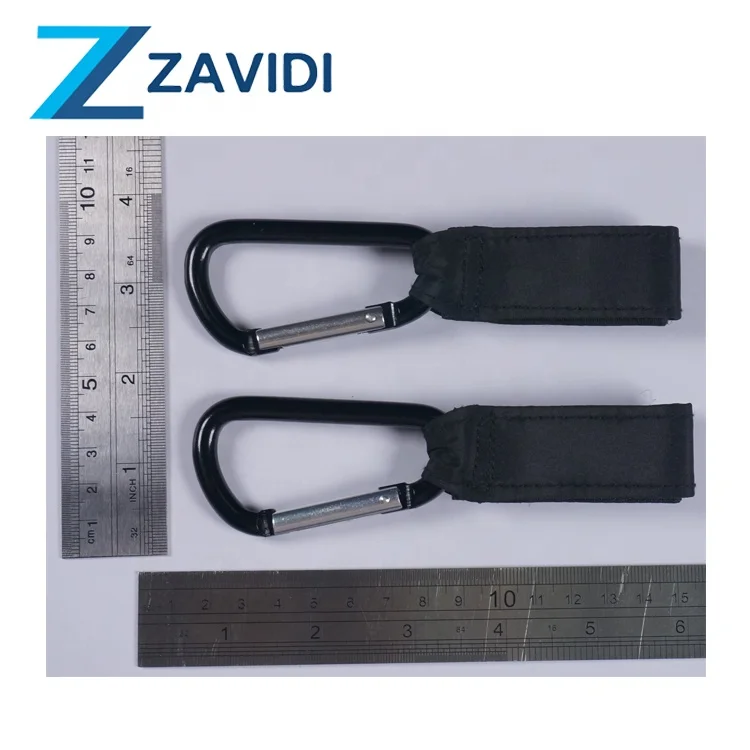 
Fits any stroller bars strong and easy install large size multi-purpose stroller mommy hook 