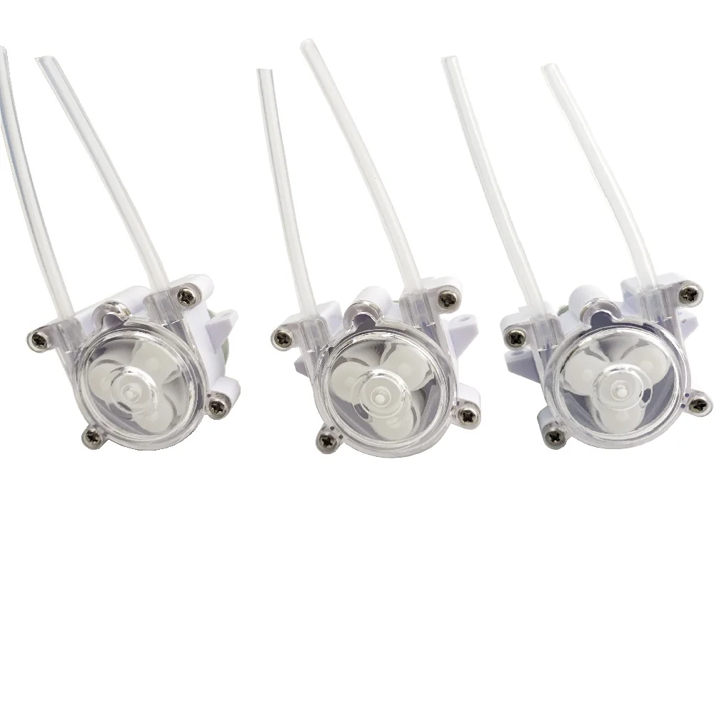 DC6V DC12V 75-95ml/min Micro Automatic Silent Self-priming Electrical Small Titration Pump Peristaltic Pump