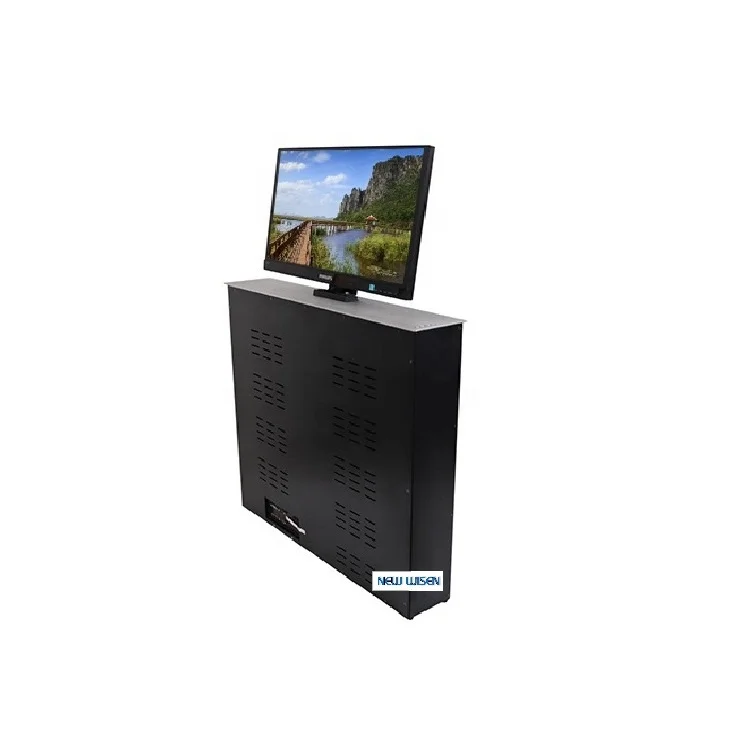 Обычный моторизованный выдвижной ЖК-монитор для телевизора, выдвижной монитор для конференц-стола