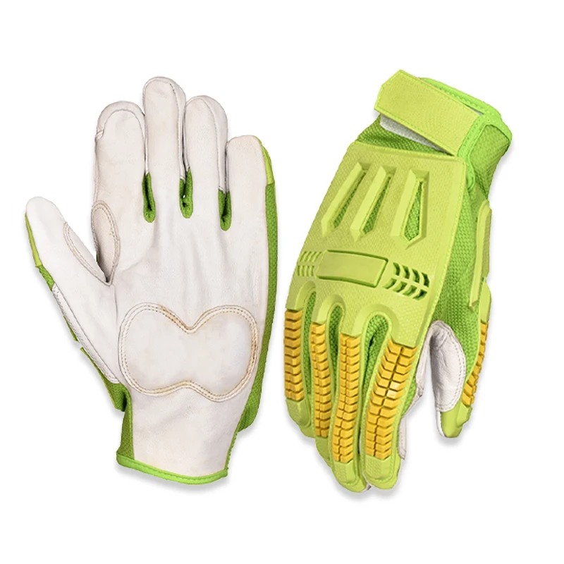 Latest Style Impact Protection Cut Resistant Hand Custom Welding Gloves For Construction Safety For Mechanic Workshop