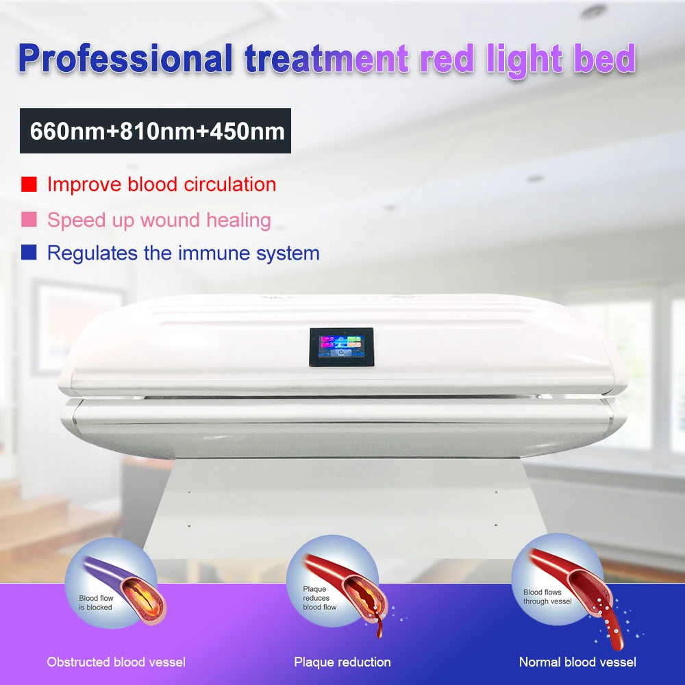 
Near Infrared Led Light Bed / Light Therapy For Healing Of Wounds Device 